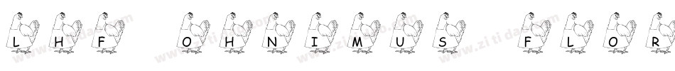 LHF Ohnimus Florid HEN字体转换